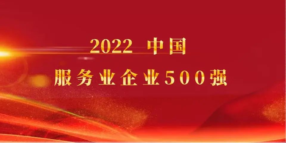 寧興控股繼續(xù)入選2022中國服務(wù)業(yè)企業(yè)500強(qiáng)